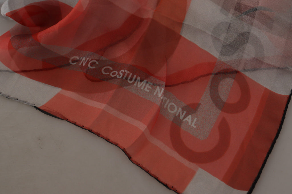 Costume National – Eleganter karierter Seidenschal