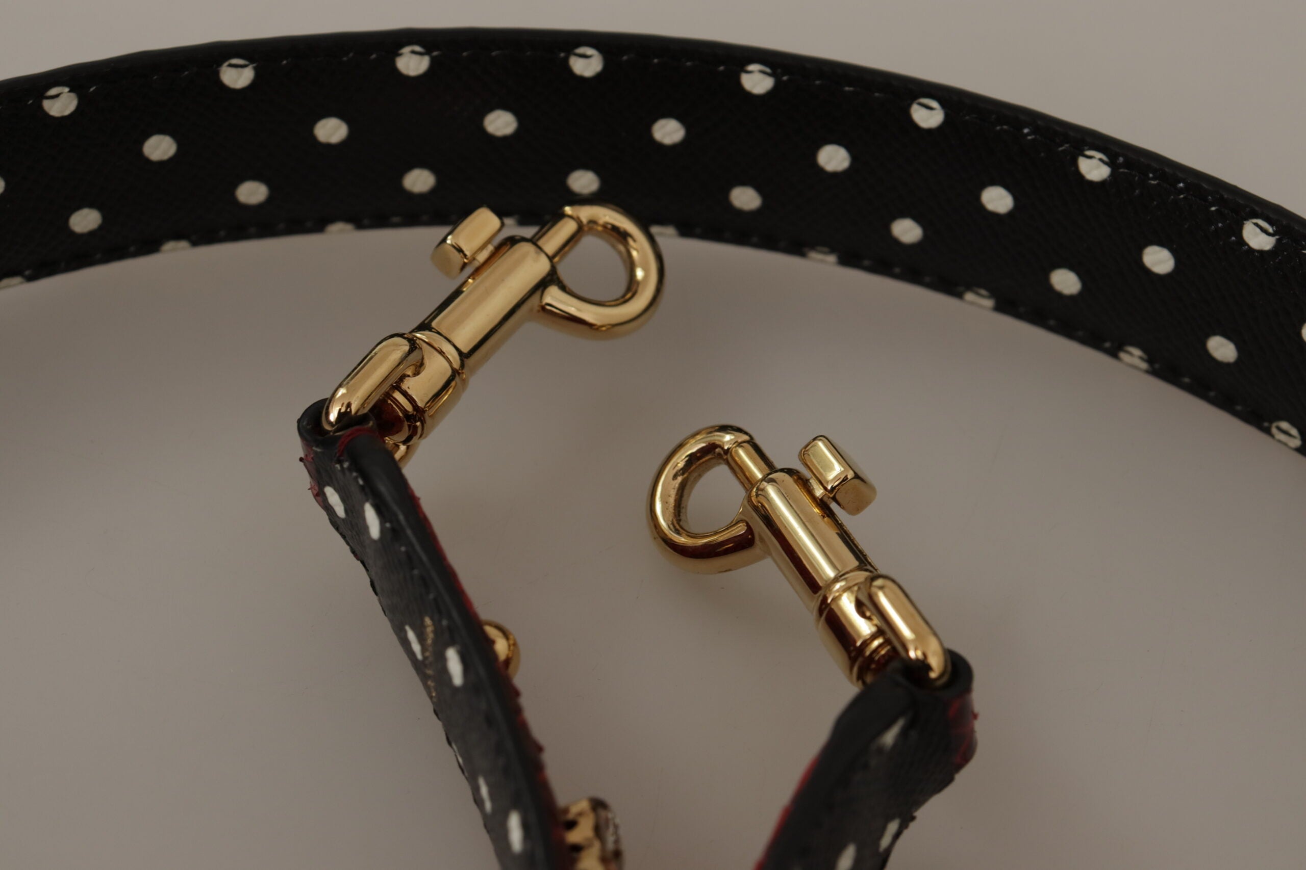 Dolce &amp; Gabbana Schultertaschenriemen aus rotem Pythonleder