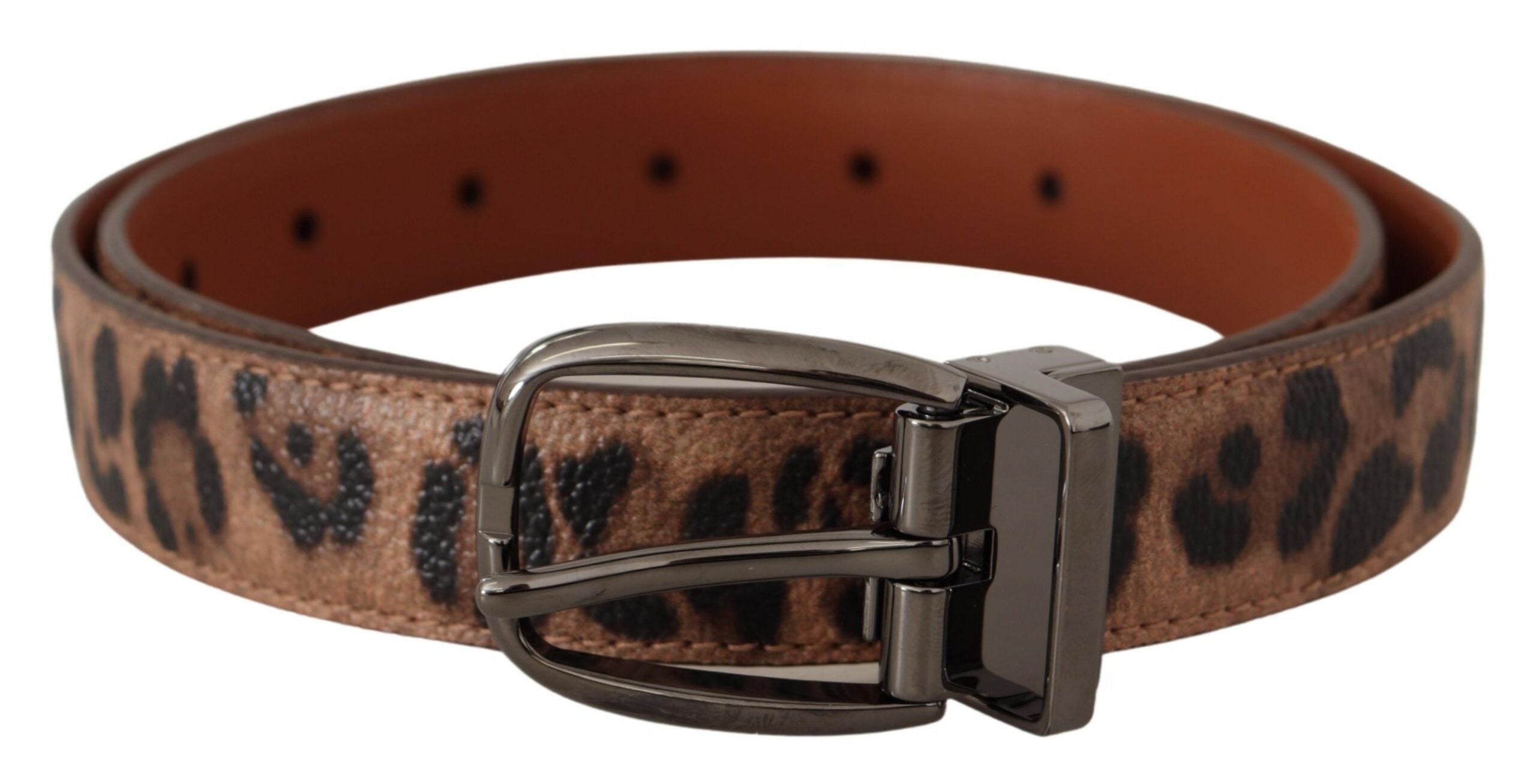 Dolce &amp; Gabbana Eleganter gravierter Ledergürtel – Zeitloser Stil