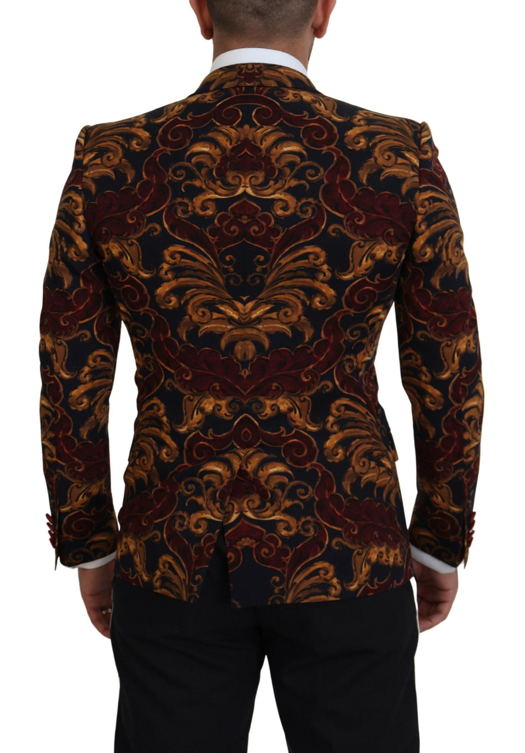 Dolce &amp; Gabbana Eleganter mehrfarbiger Blazer aus Wollmischung