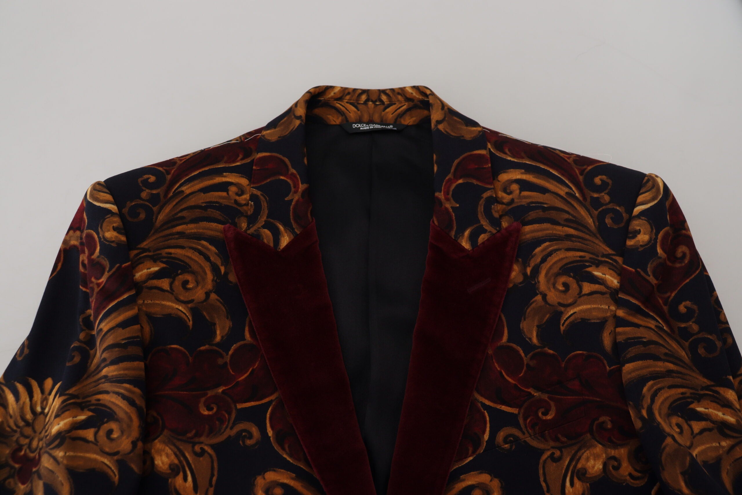 Dolce &amp; Gabbana Eleganter mehrfarbiger Blazer aus Wollmischung