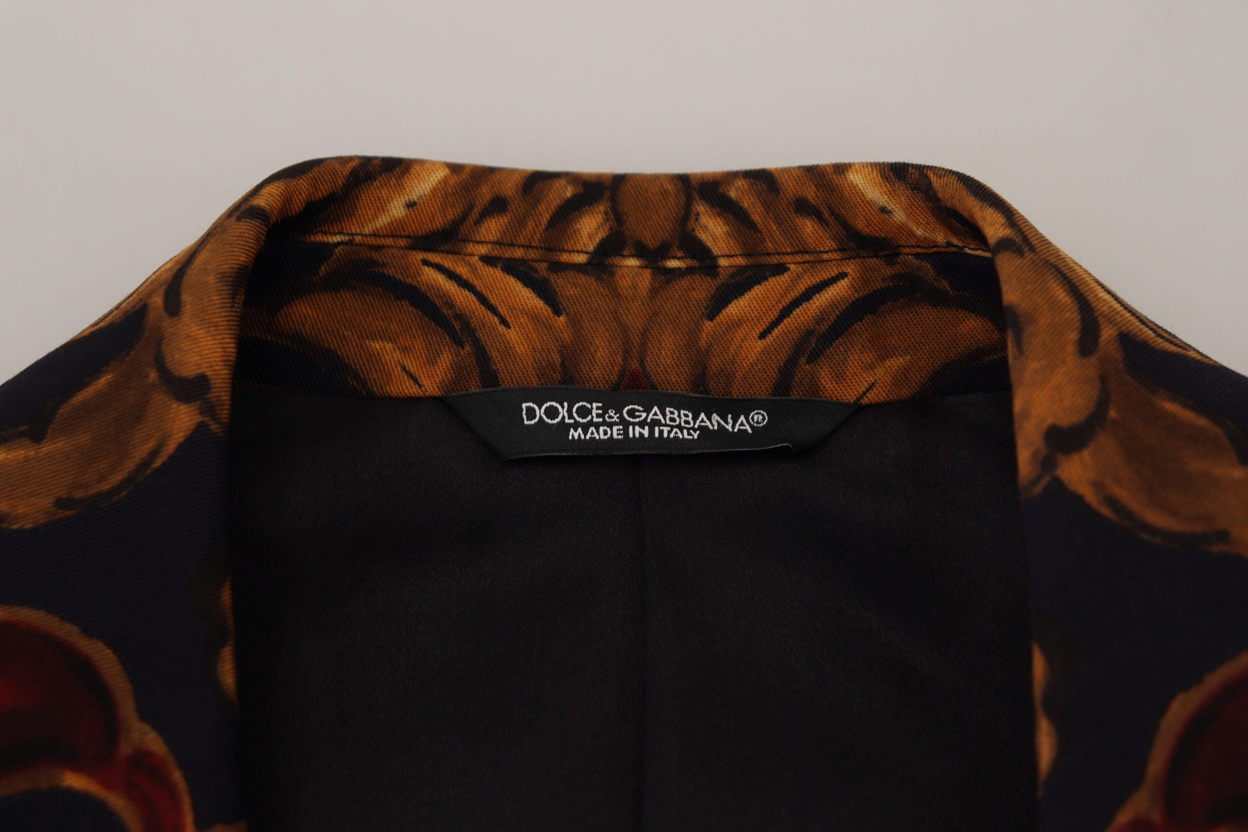 Dolce &amp; Gabbana Eleganter mehrfarbiger Blazer aus Wollmischung