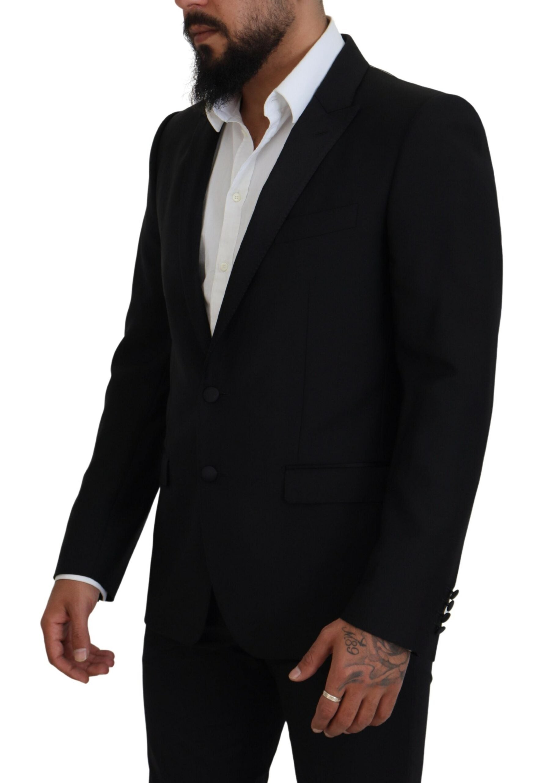 Dolce &amp; Gabbana Eleganter schwarzer Martini-Blazer