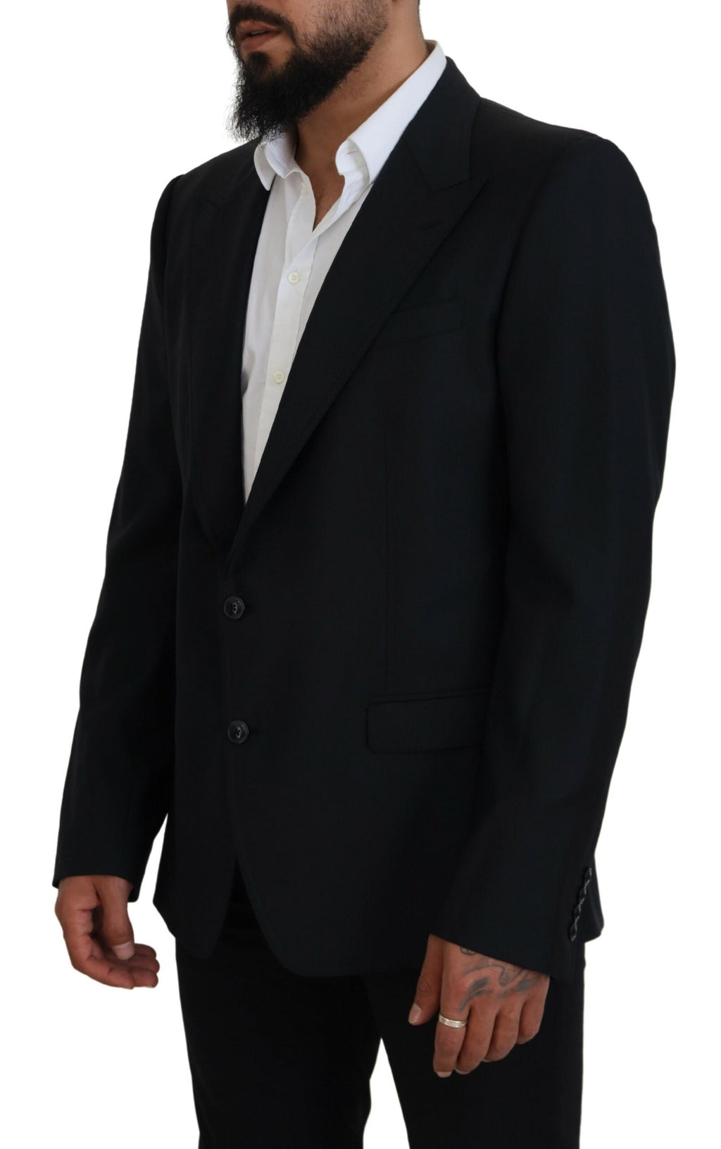 Dolce &amp; Gabbana Eleganter dunkelblauer einreihiger Blazer