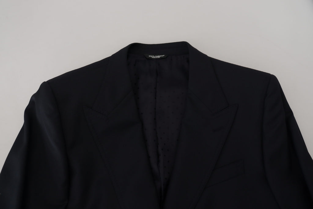 Dolce &amp; Gabbana Eleganter dunkelblauer einreihiger Blazer
