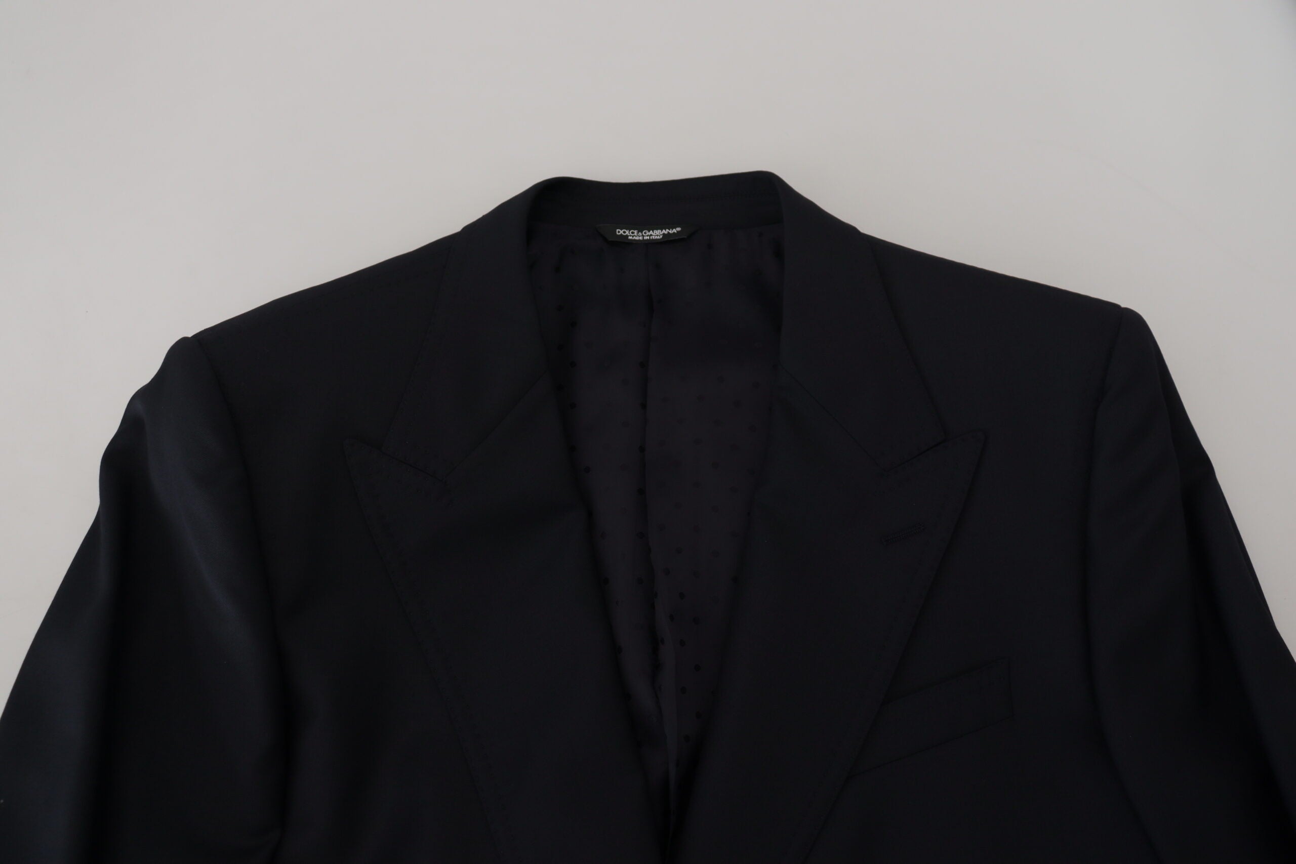 Dolce &amp; Gabbana Eleganter dunkelblauer einreihiger Blazer