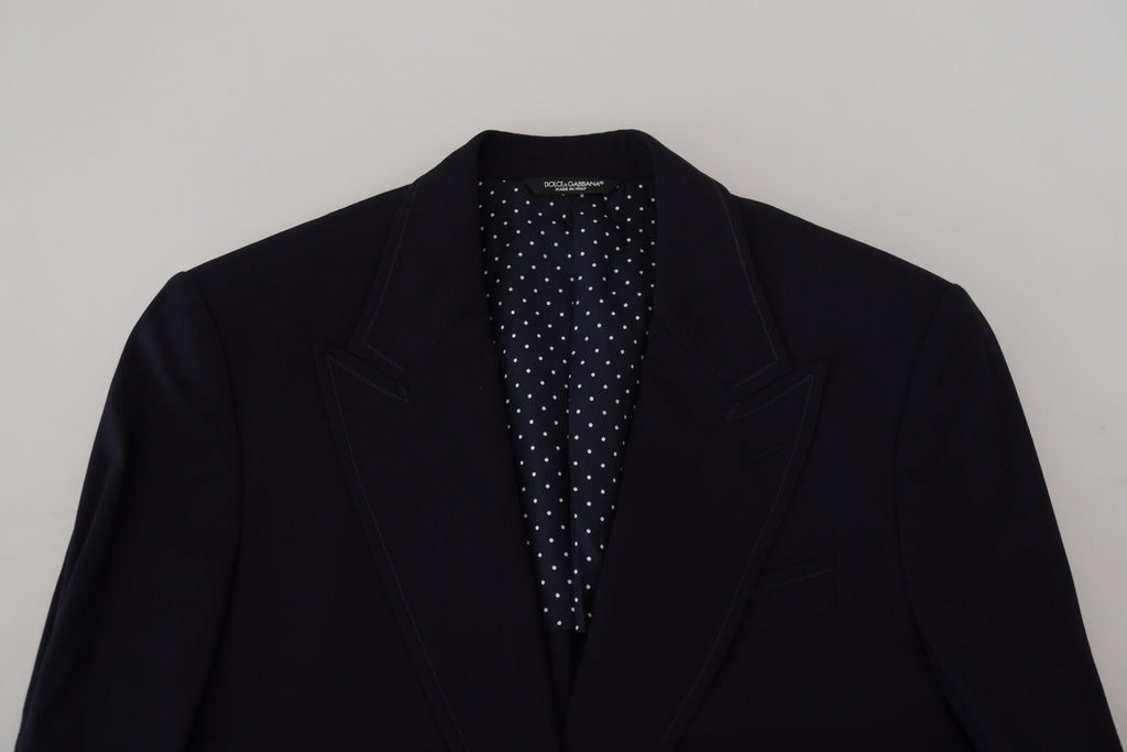 Dolce &amp; Gabbana Eleganter schwarzer einreihiger Blazer