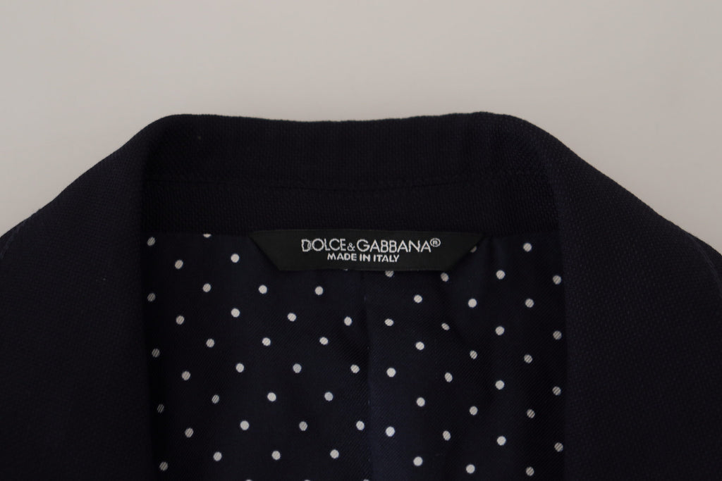 Dolce &amp; Gabbana Eleganter schwarzer einreihiger Blazer