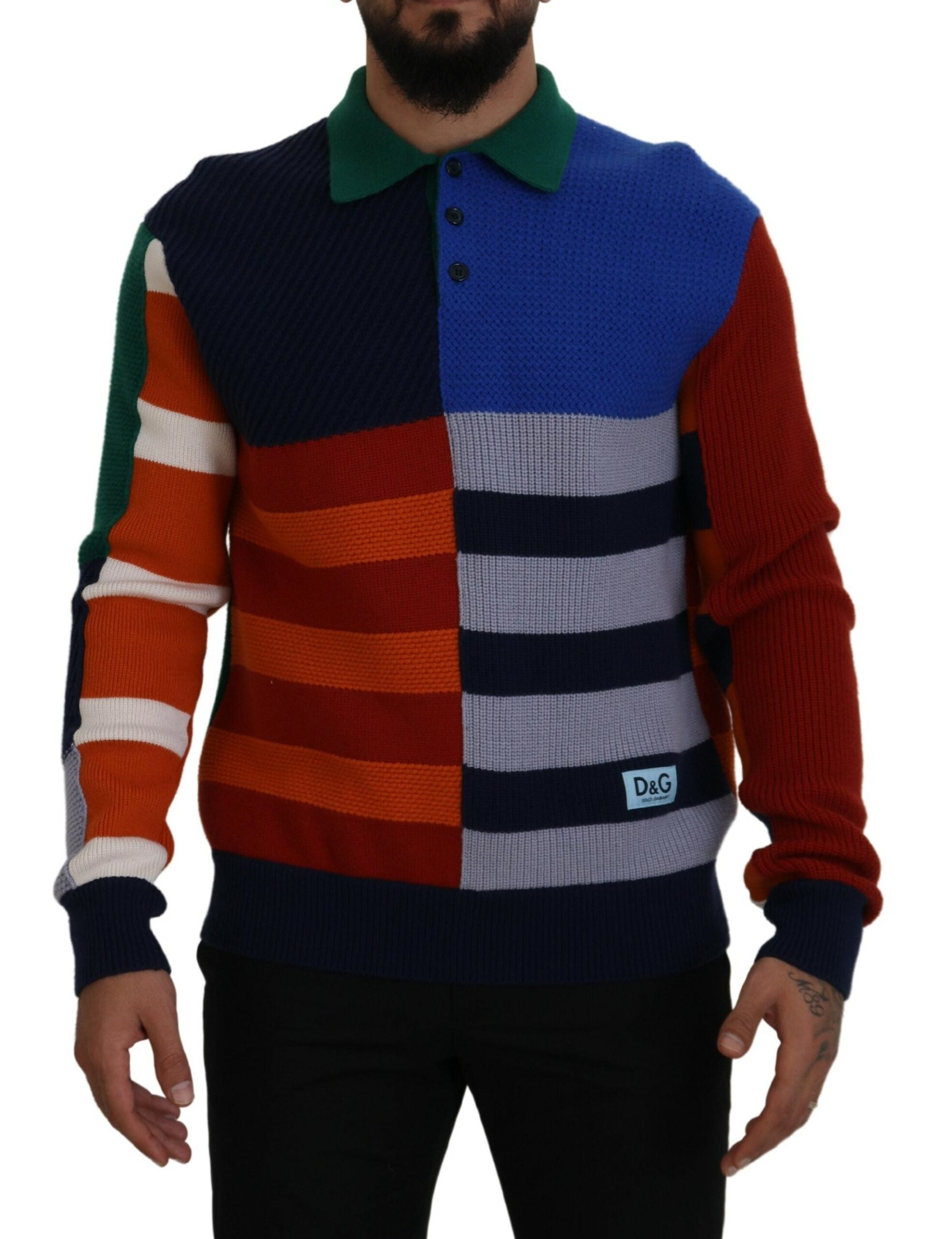 Dolce &amp; Gabbana Pullover mit mehrfarbigen Streifen