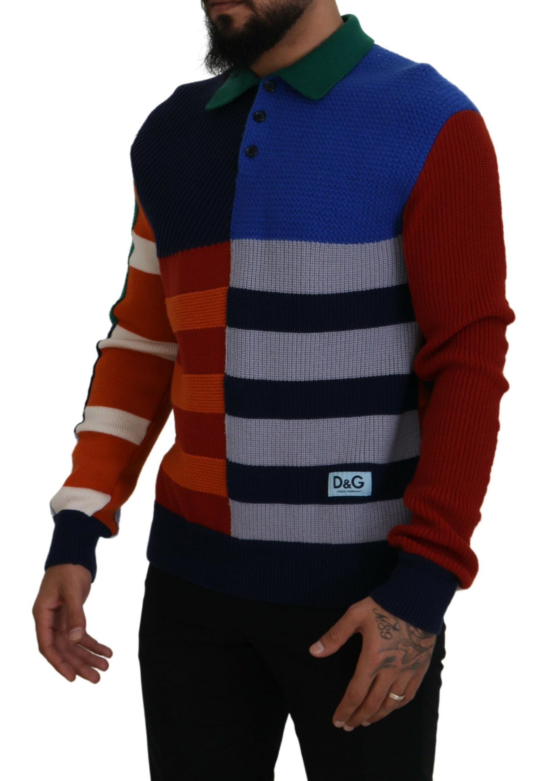 Dolce &amp; Gabbana Pullover mit mehrfarbigen Streifen