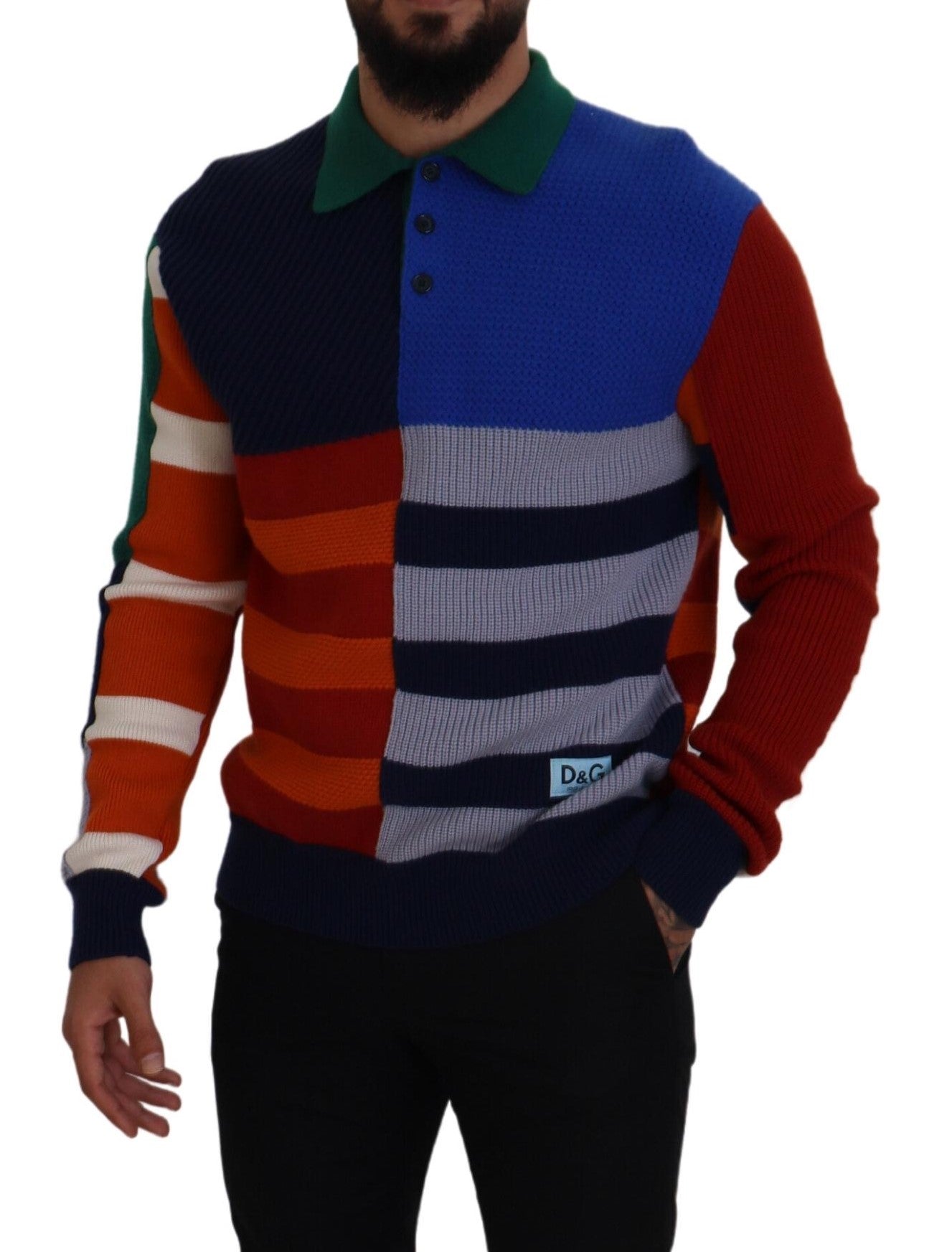 Dolce &amp; Gabbana Pullover mit mehrfarbigen Streifen