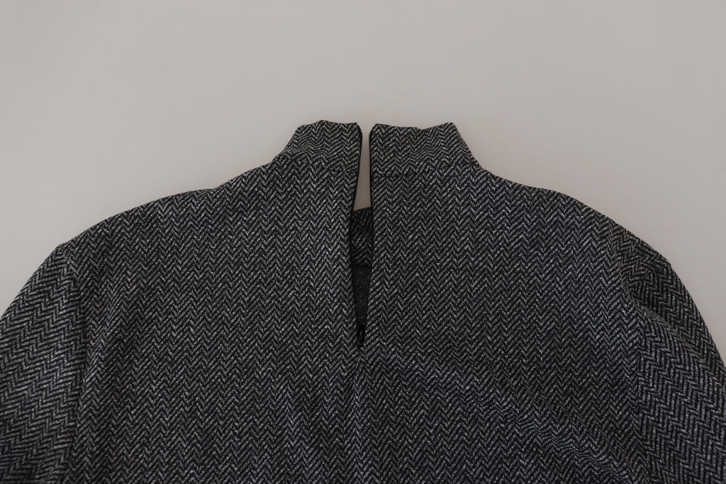 Dolce &amp; Gabbana Eleganter dunkelgrauer Pullover