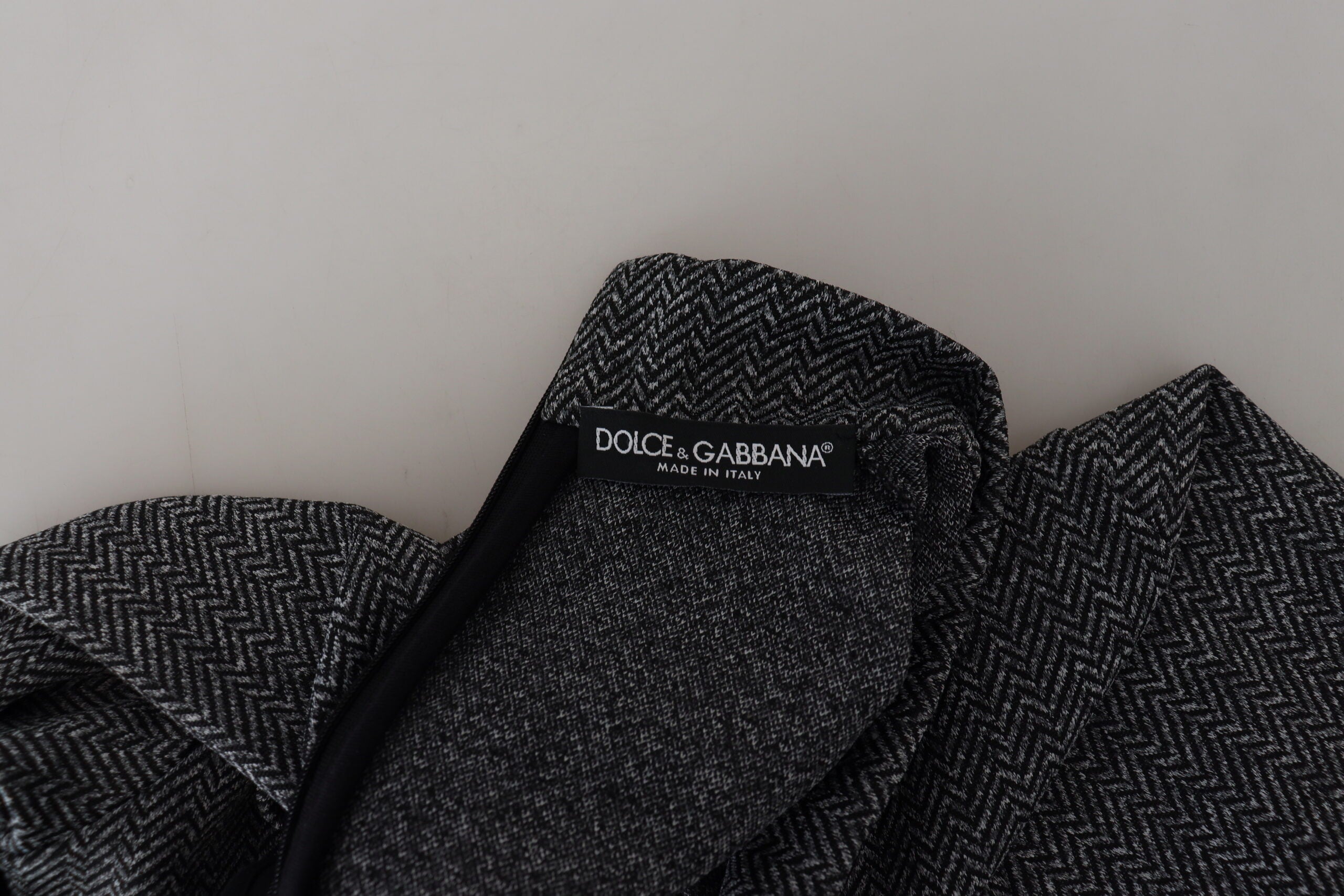 Dolce &amp; Gabbana Eleganter dunkelgrauer Pullover