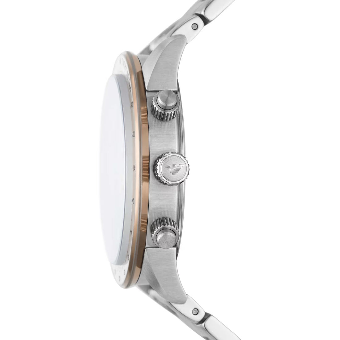 Emporio Armani – Klassischer Chronograph aus Stahl für Herren