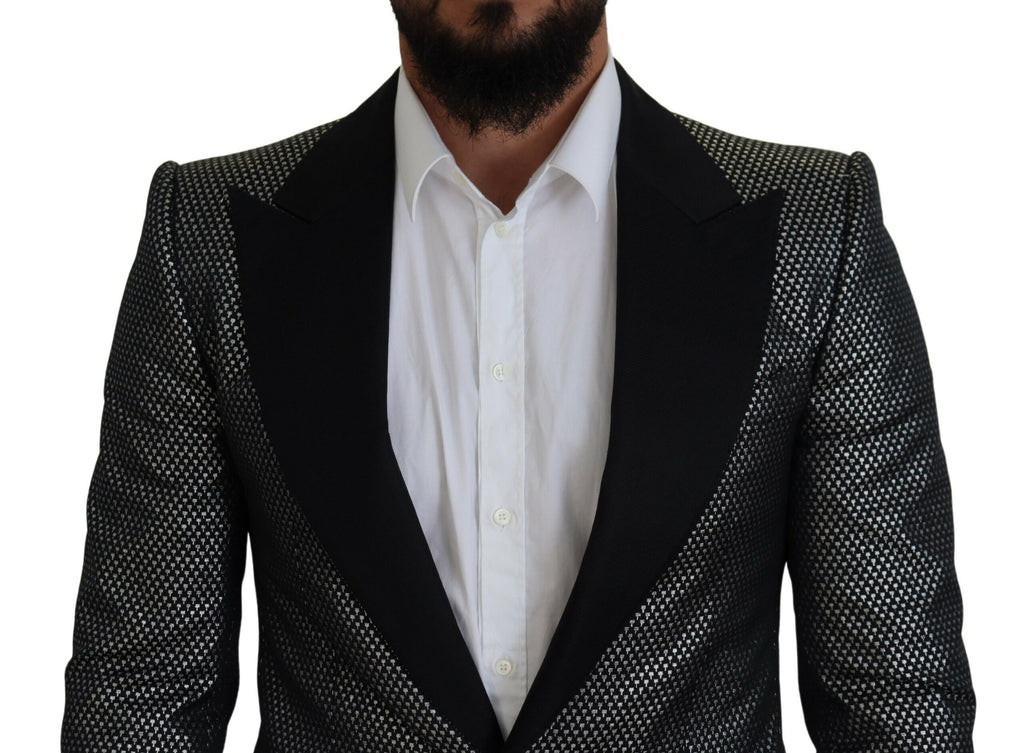 Dolce &amp; Gabbana Eleganter einreihiger Jacquard-Blazer