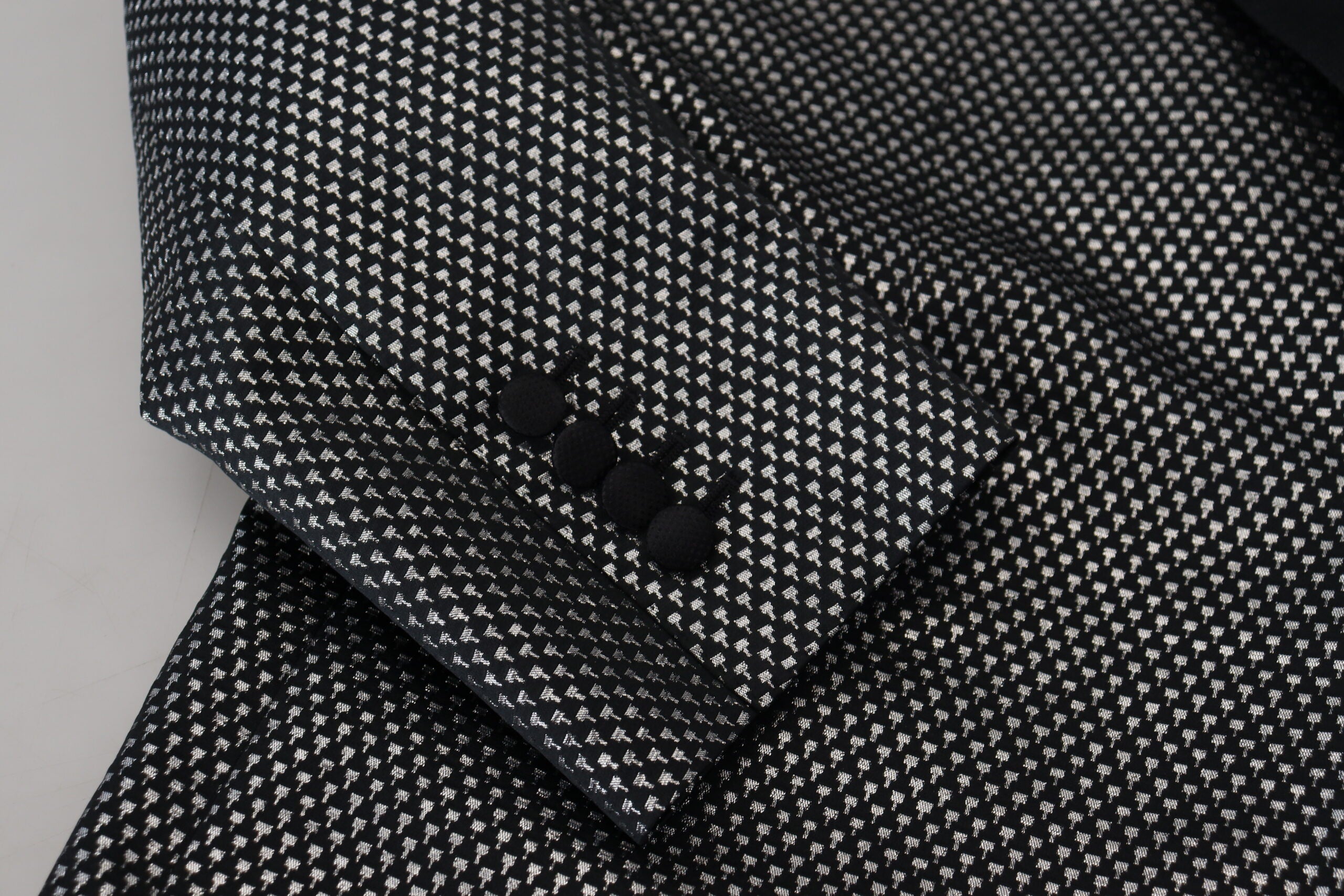 Dolce &amp; Gabbana Eleganter einreihiger Jacquard-Blazer