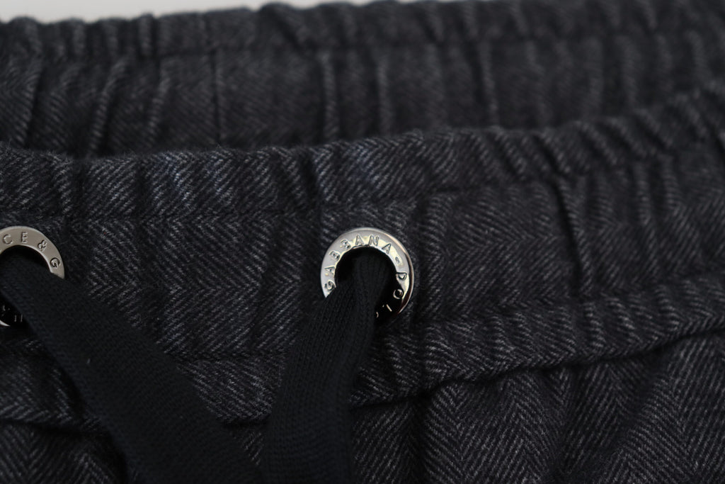 Dolce &amp; Gabbana Elegante, konische Jeanshose in Grau