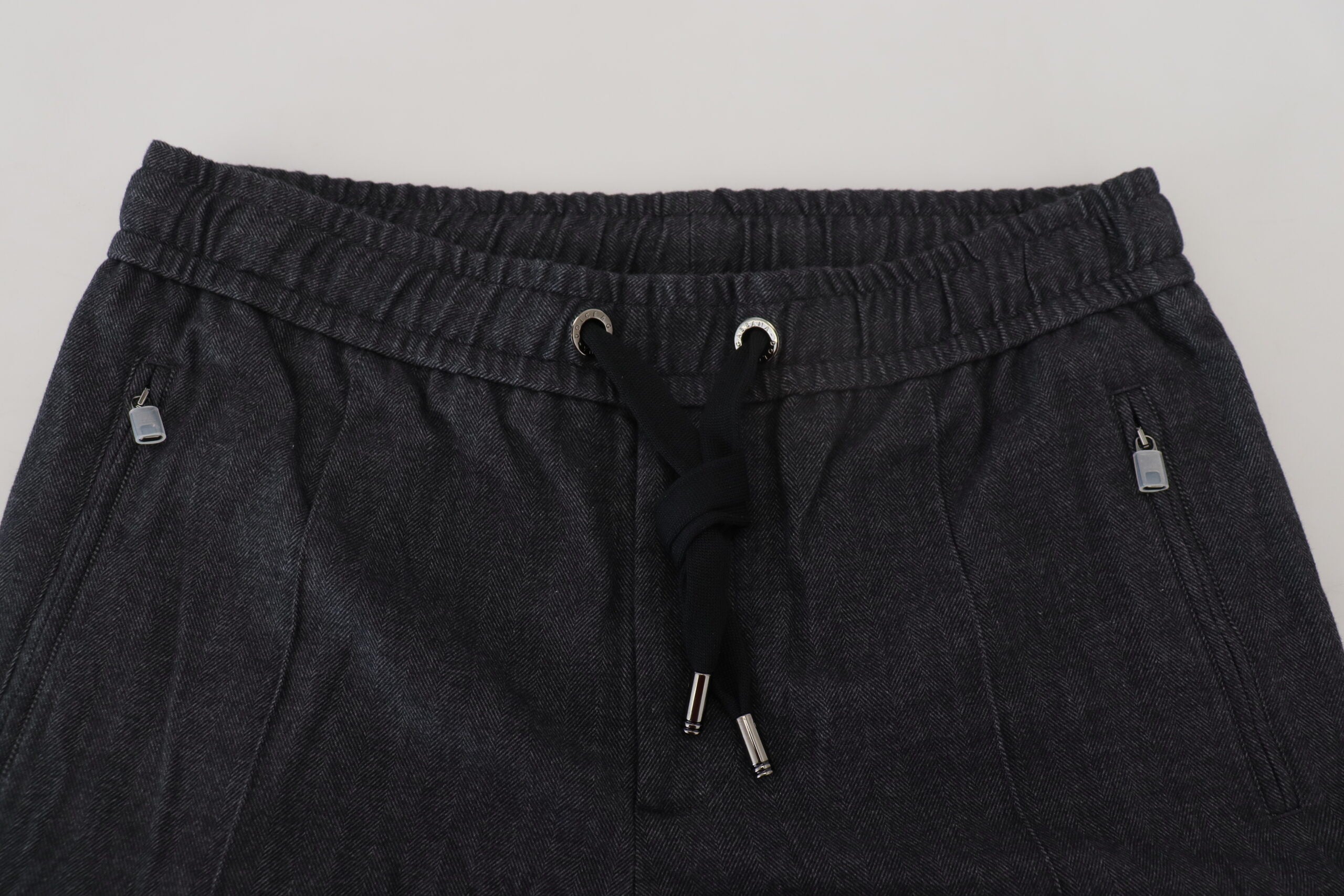 Dolce &amp; Gabbana Elegante, konische Jeanshose in Grau
