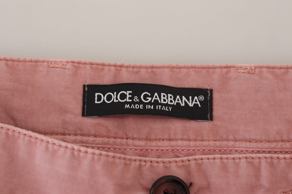 Dolce &amp; Gabbana Exquisite rosa Chino-Shorts für Herren