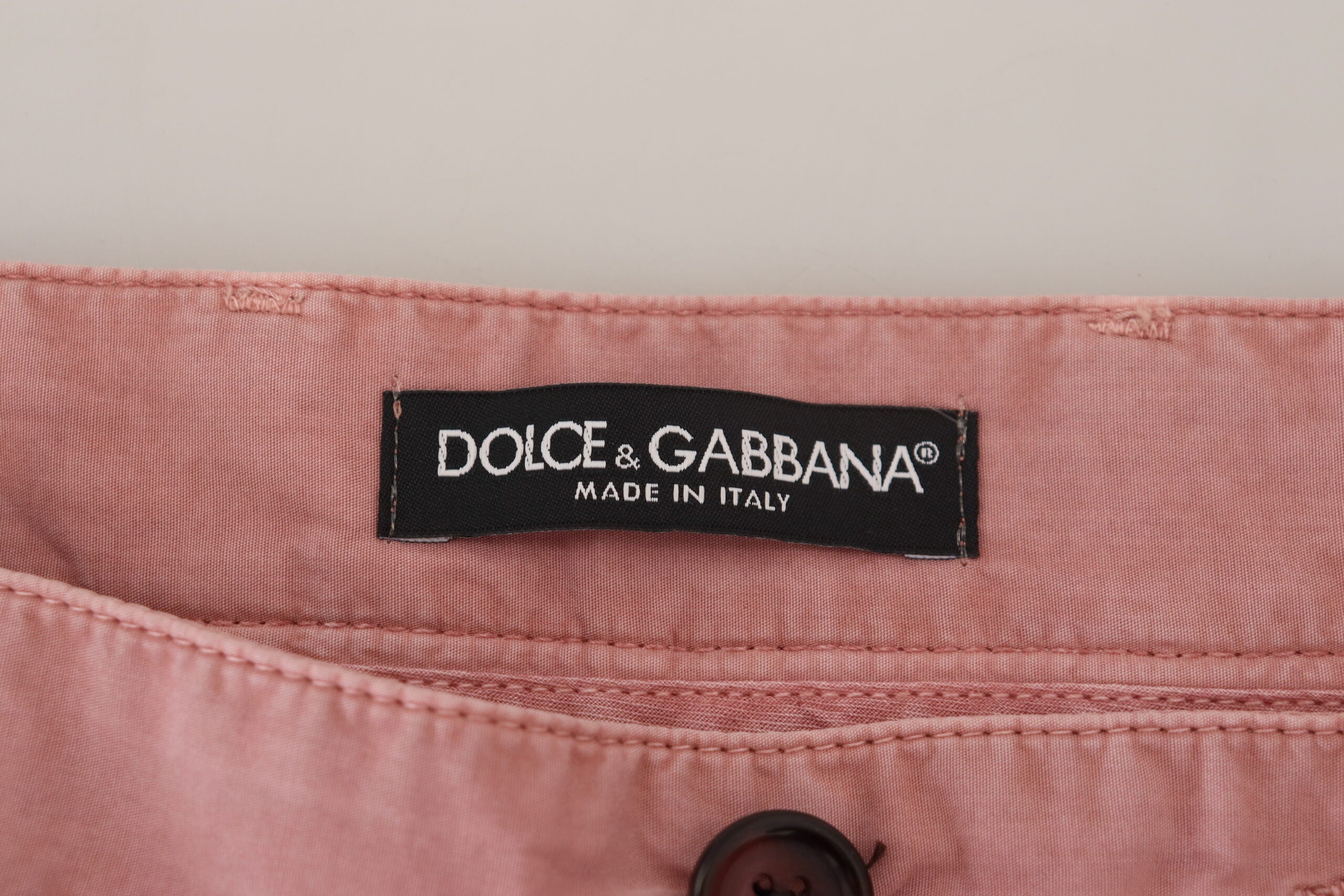Dolce &amp; Gabbana Exquisite rosa Chino-Shorts für Herren