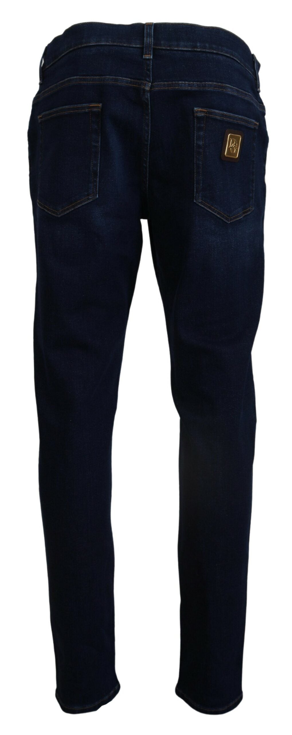 Dolce &amp; Gabbana Elegante Slim Fit Jeans in Dunkelblau