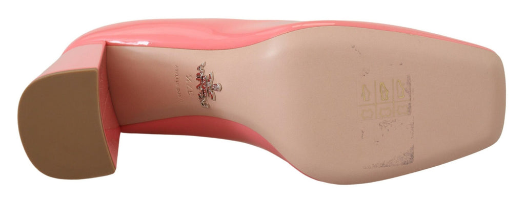 Prada – Elegante rosa Pumps mit quadratischer Spitze
