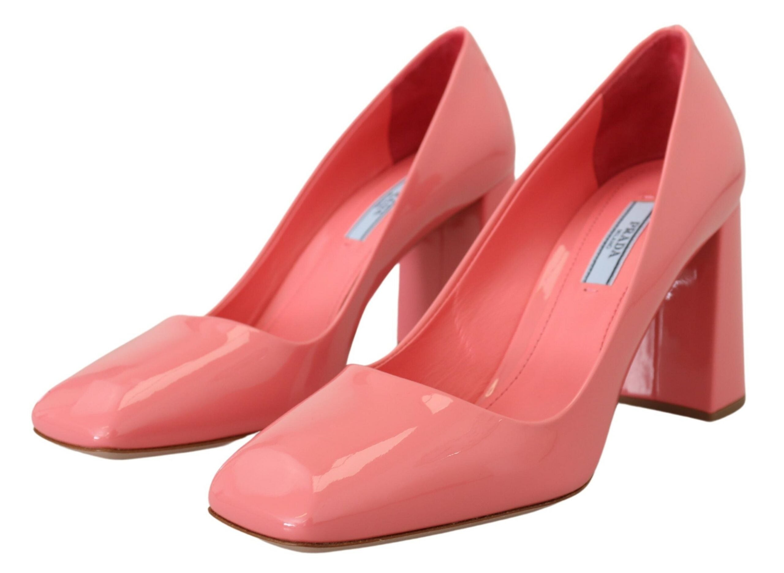 Prada – Elegante rosa Pumps mit quadratischer Spitze
