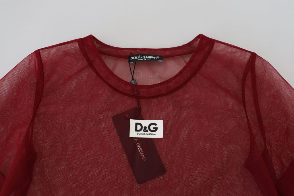 Dolce &amp; Gabbana Kastanienbraunes Mini-Etuikleid – Italienische Eleganz