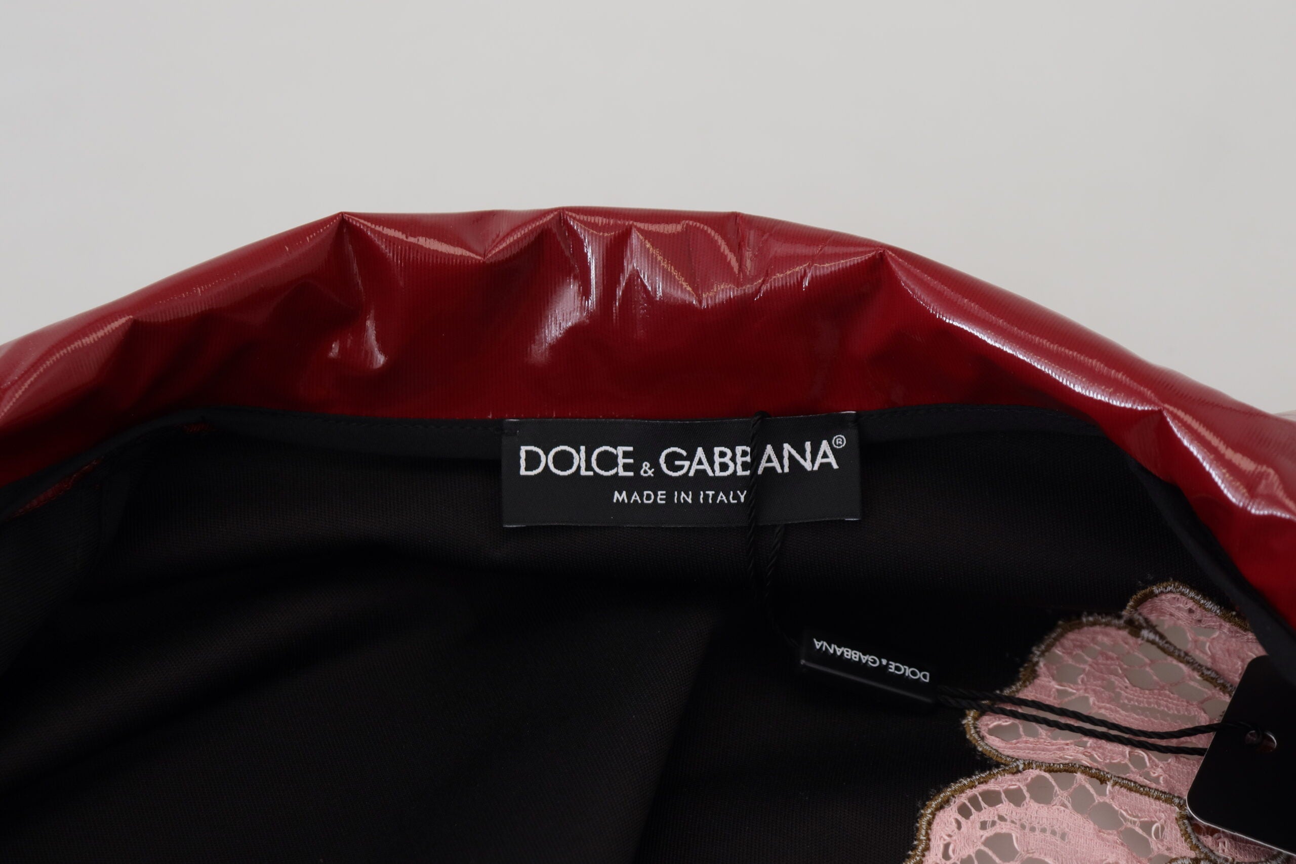 Dolce &amp; Gabbana – Kastanienbraune Luxusjacke mit Blumenmuster
