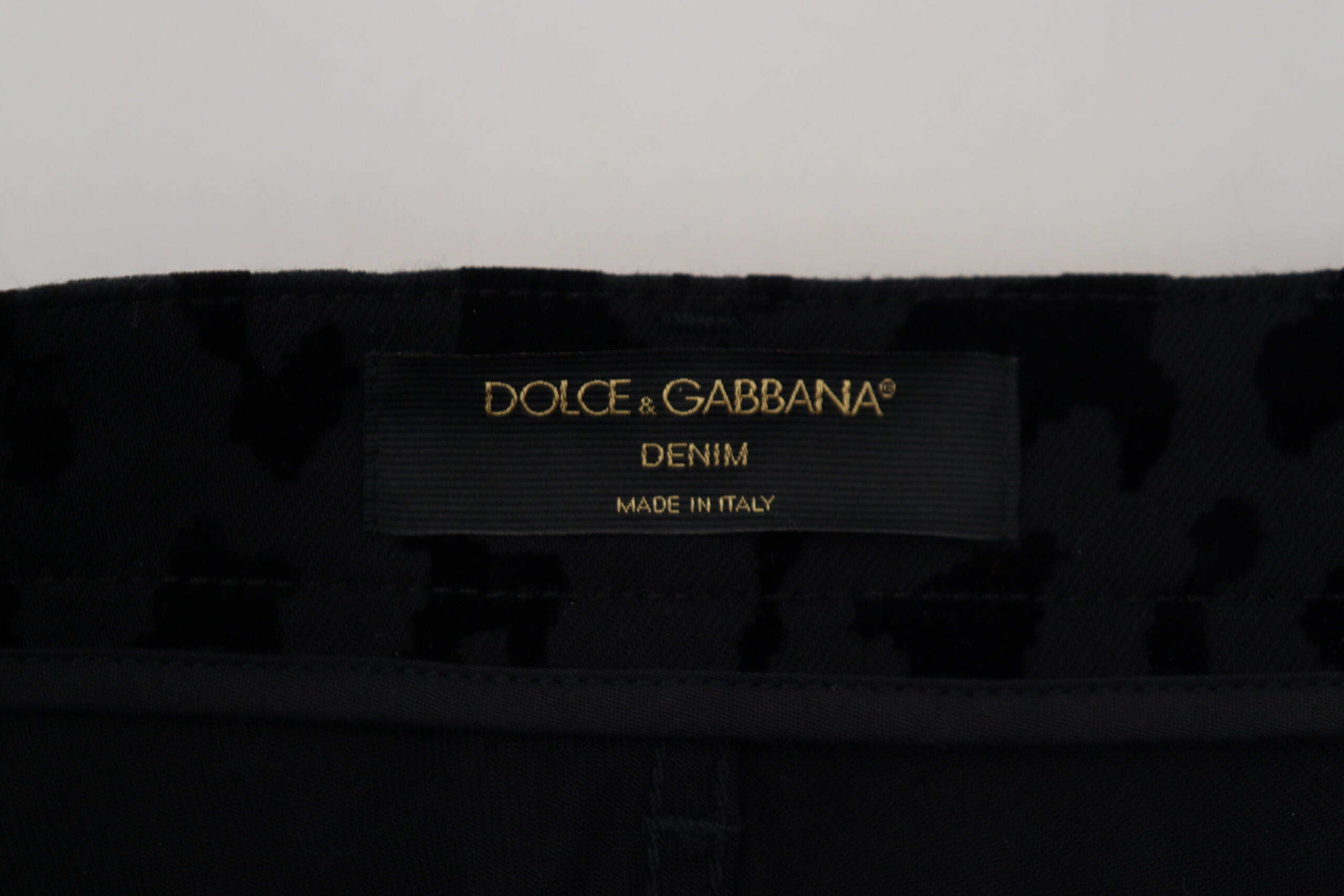 Dolce &amp; Gabbana Elegante Hotpants-Shorts aus Denim mit hoher Taille