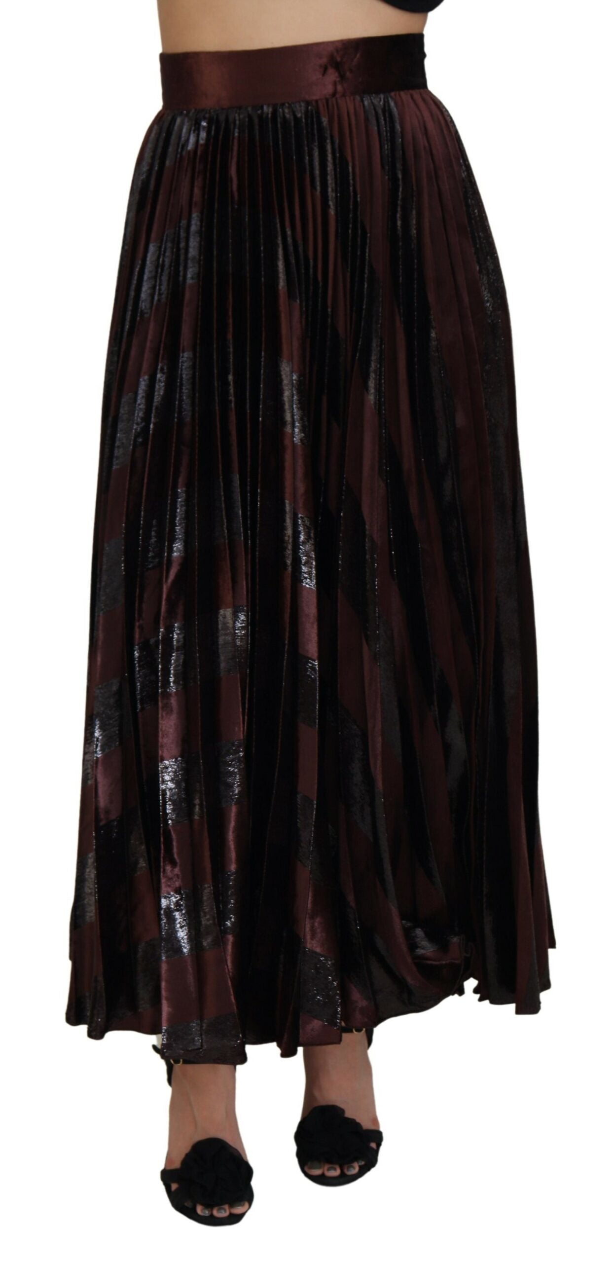 Dolce &amp; Gabbana Eleganter Maxirock in A-Linie mit hoher Taille