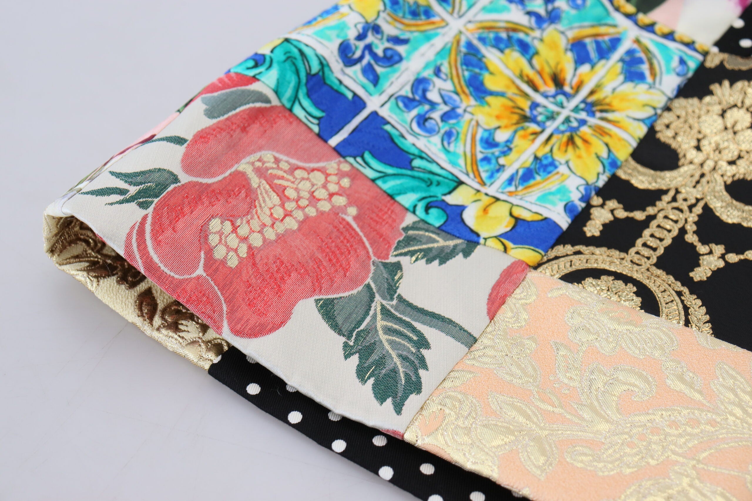 Dolce &amp; Gabbana Schicker mehrfarbiger Patchwork-Minirock