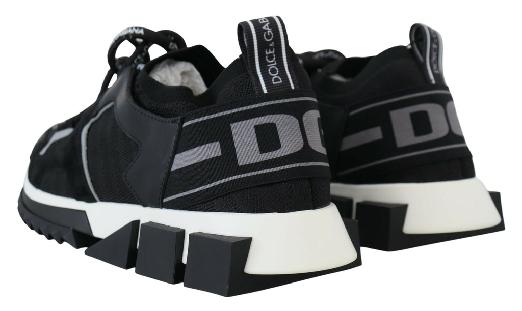 Dolce &amp; Gabbana – Chic Sorrento – Slip-On-Sneaker in Monochrom