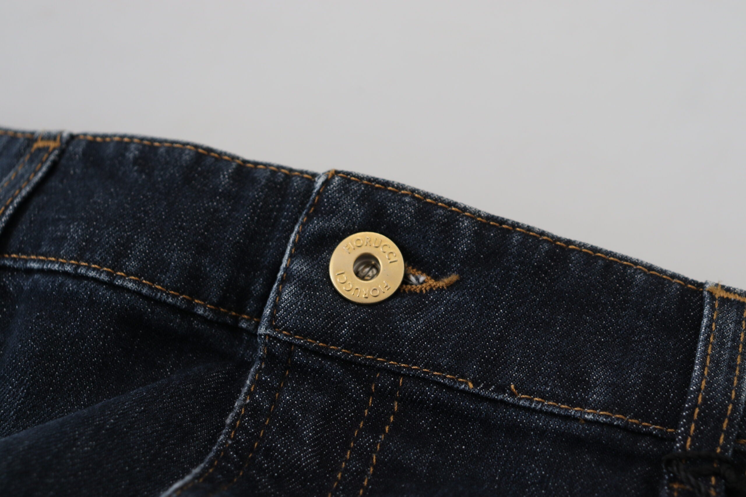Fiorucci Chic Jeansrock mit mittlerer Taille in Dunkelblau