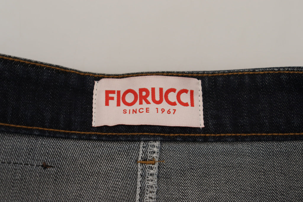 Fiorucci Chic Jeansrock mit mittlerer Taille in Dunkelblau