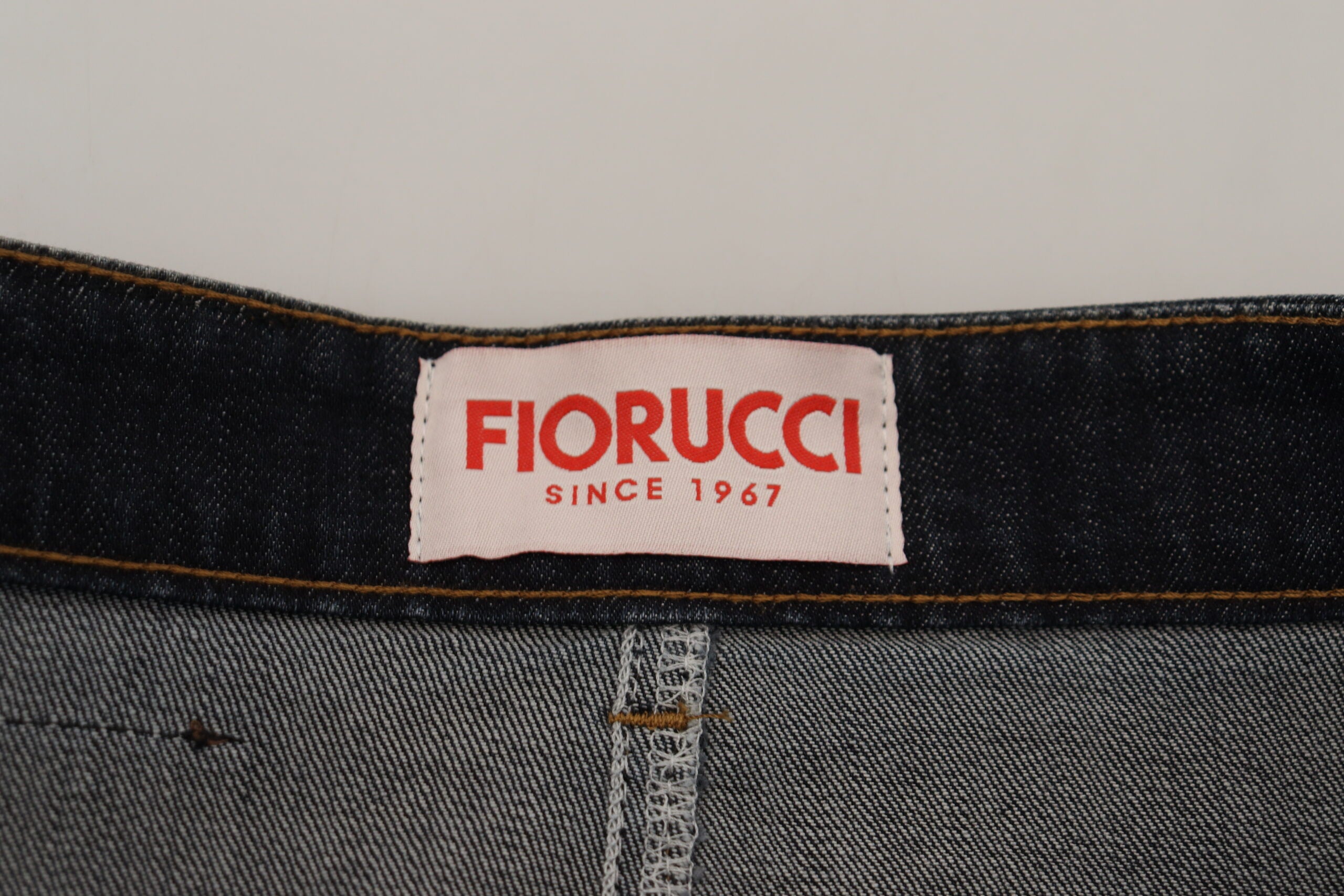 Fiorucci Chic Jeansrock mit mittlerer Taille in Dunkelblau