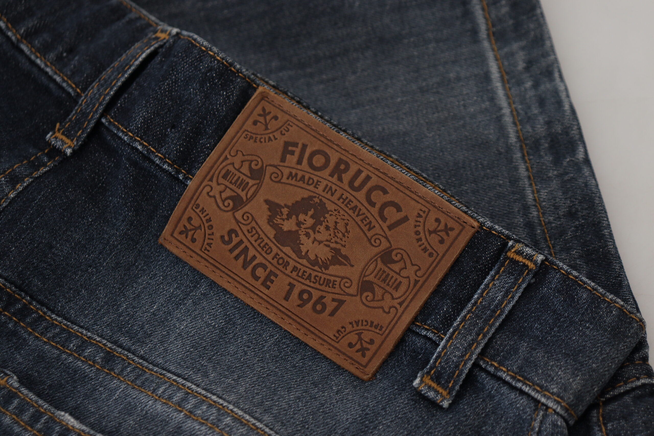 Fiorucci Chic Jeansrock mit mittlerer Taille in Dunkelblau