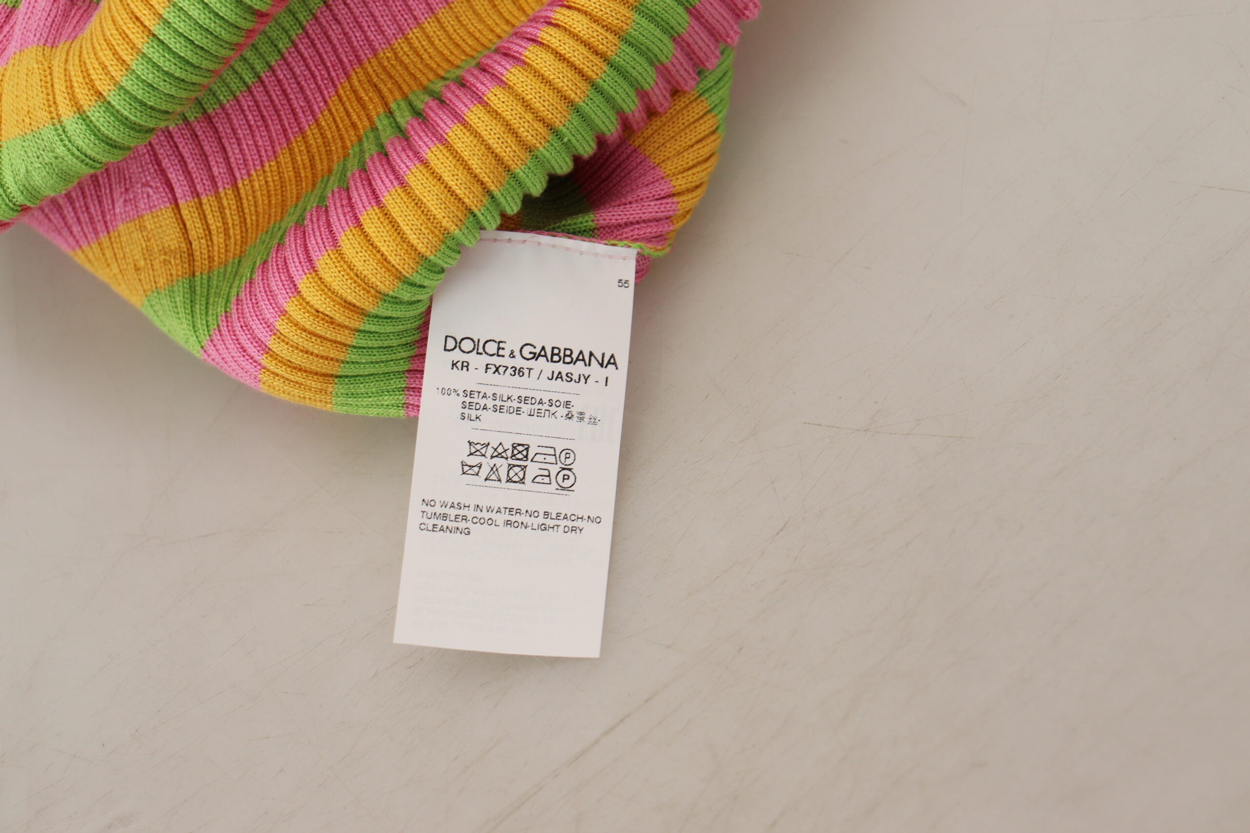 Dolce &amp; Gabbana Elegantes ärmelloses Tanktop aus Seide