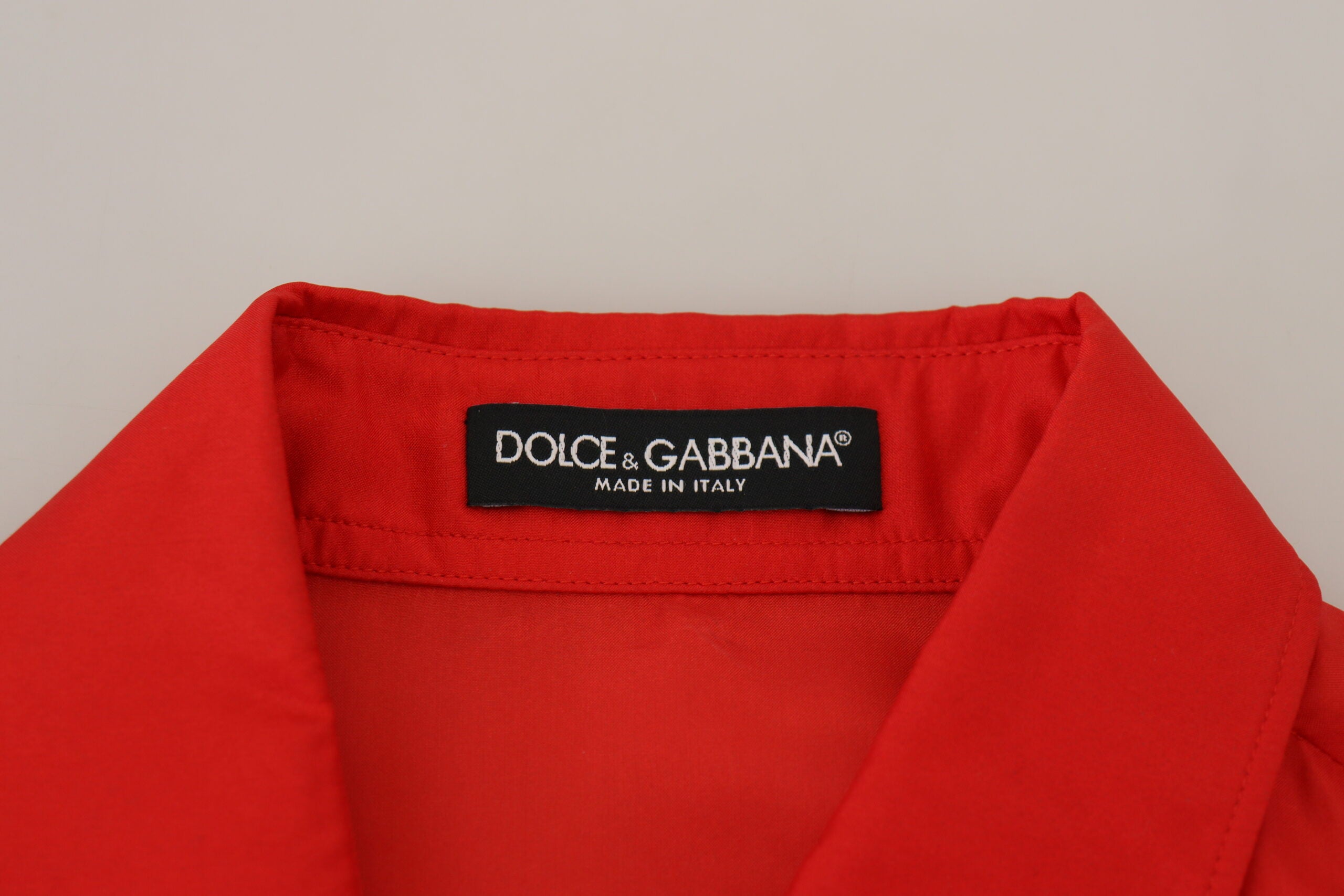 Dolce &amp; Gabbana – Elegantes Poloshirt mit Seidenkragen und langen Ärmeln