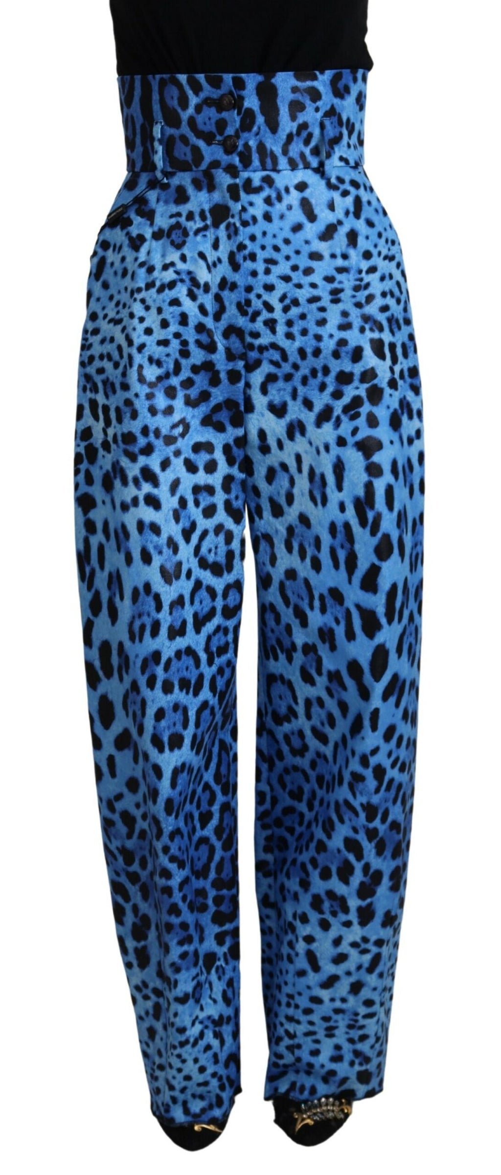 Dolce &amp; Gabbana Elegante gerade Hose mit hoher Taille