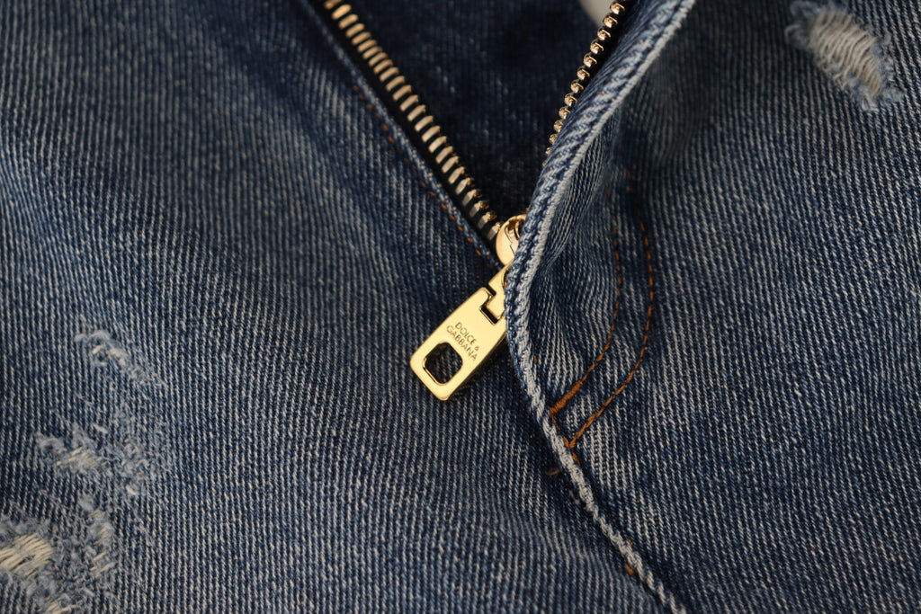 Dolce &amp; Gabbana Elegante Skinny Jeans mit hoher Taille