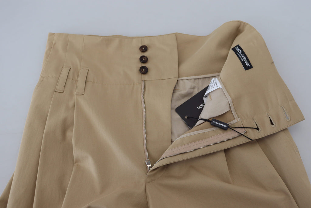 Dolce &amp; Gabbana Elegante hoch taillierte Karottenhose