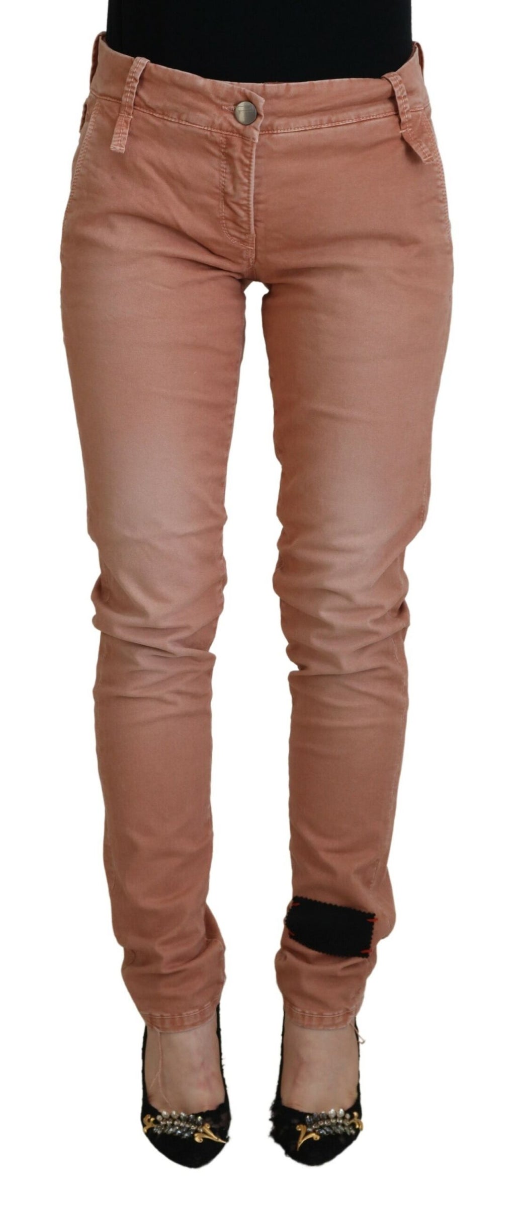 Acht Chic Slim Fit Baumwoll-Stretchhose
