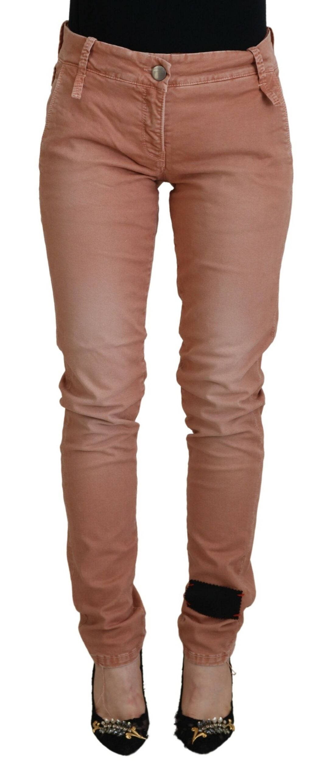 Acht Chic Slim Fit Baumwoll-Stretchhose