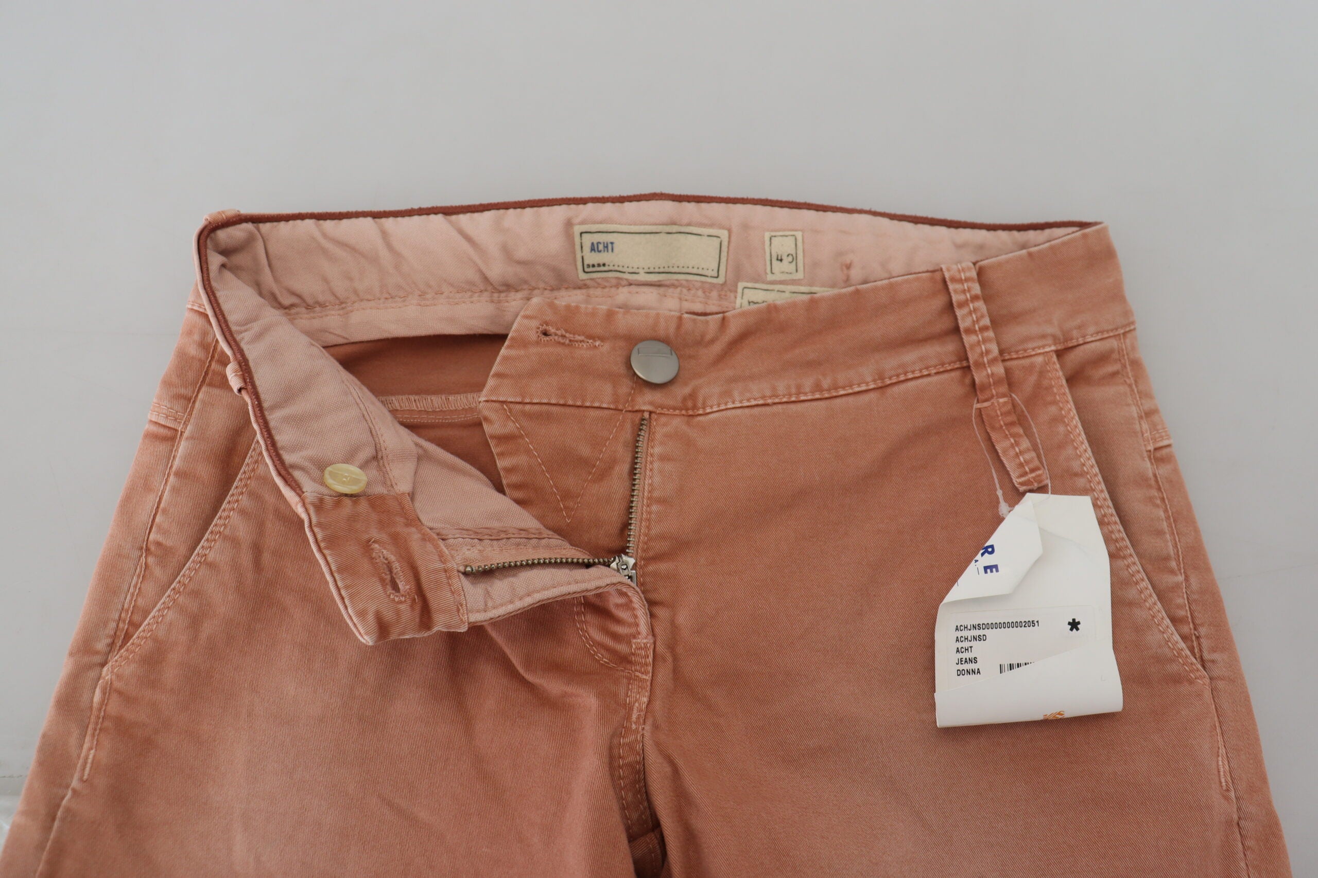 Acht Chic Slim Fit Baumwoll-Stretchhose