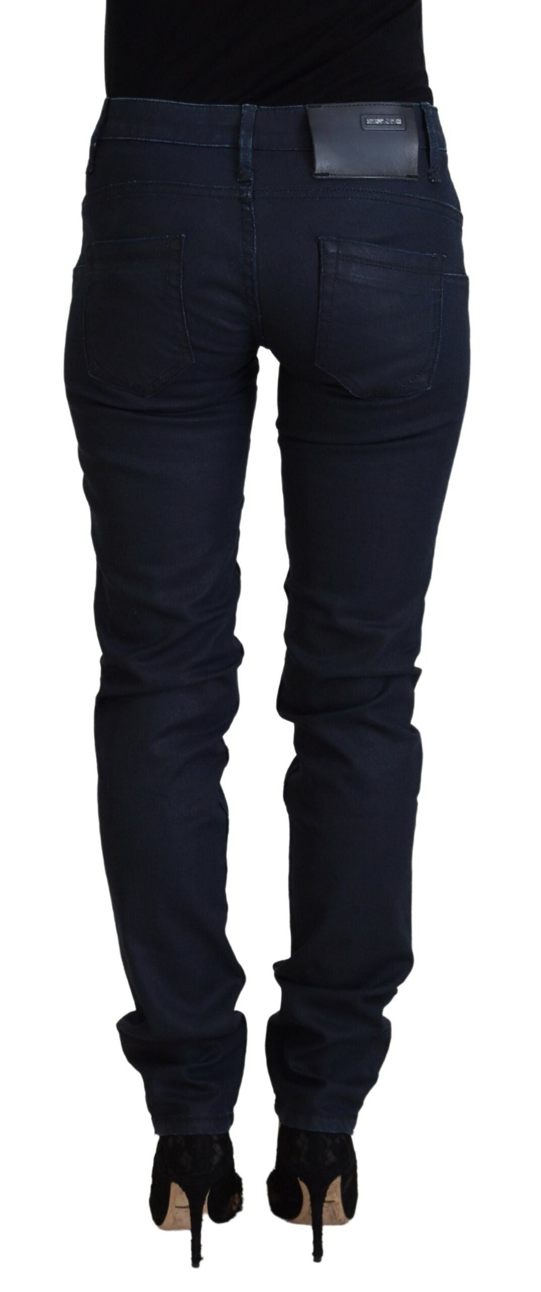 Acht Schicke Skinny Denim Extravaganza mit niedrigerer Taille