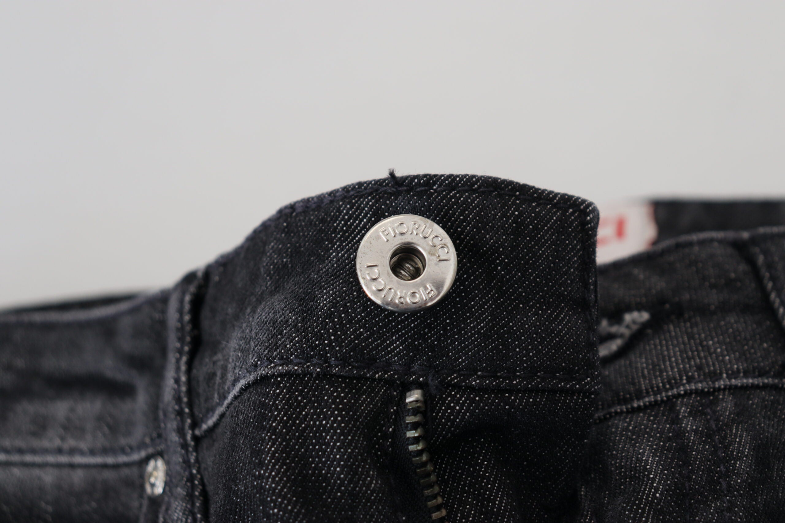 Fiorucci Chic – Schwarze Skinny-Jeans mit niedriger Taille