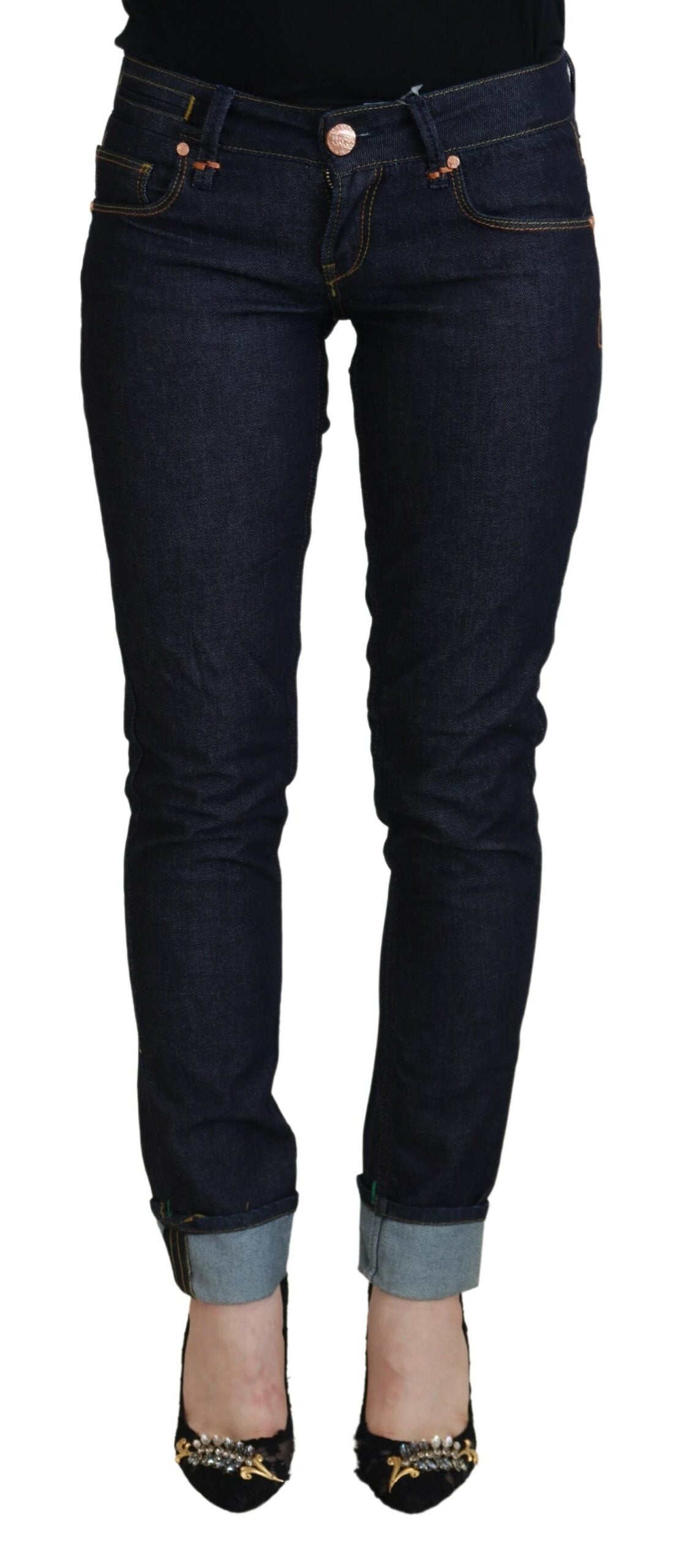 Acht Schicke Skinny Denim mit niedrigerer Taille