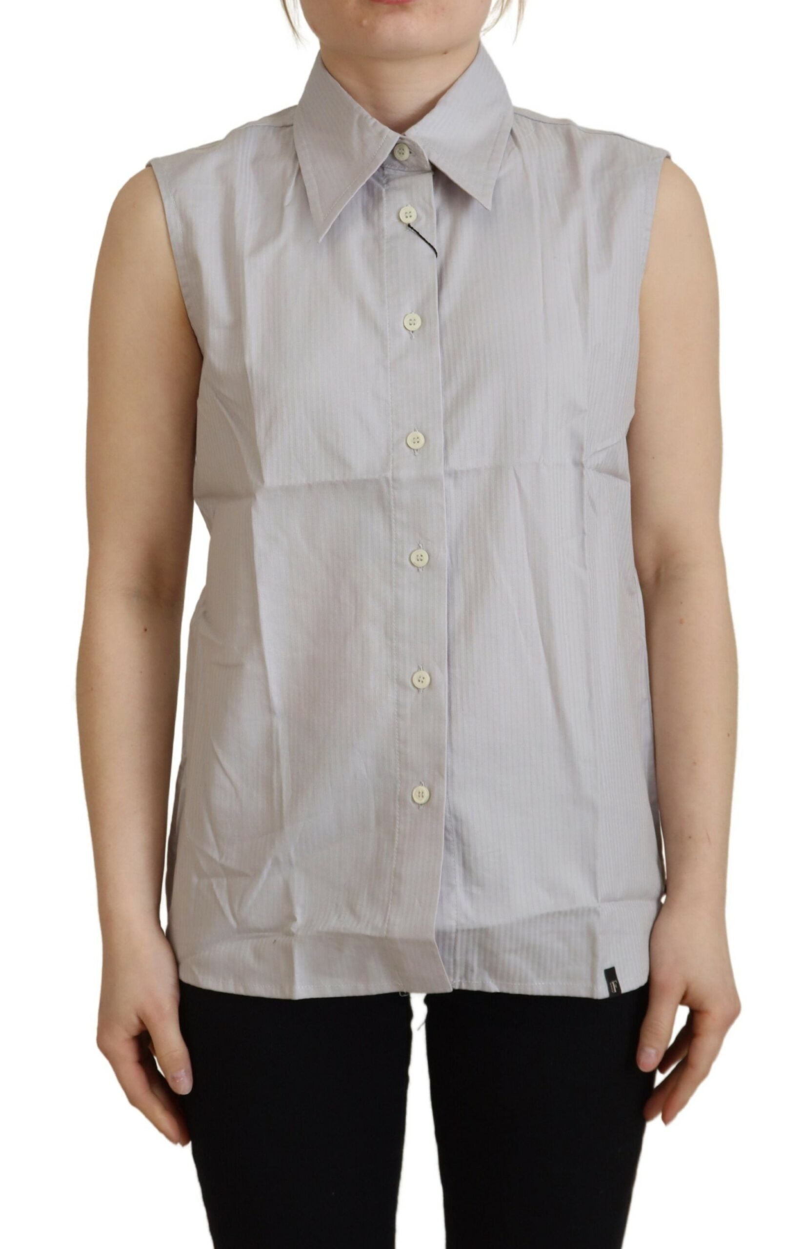 Ferre Elegantes ärmelloses Poloshirt aus Baumwolle