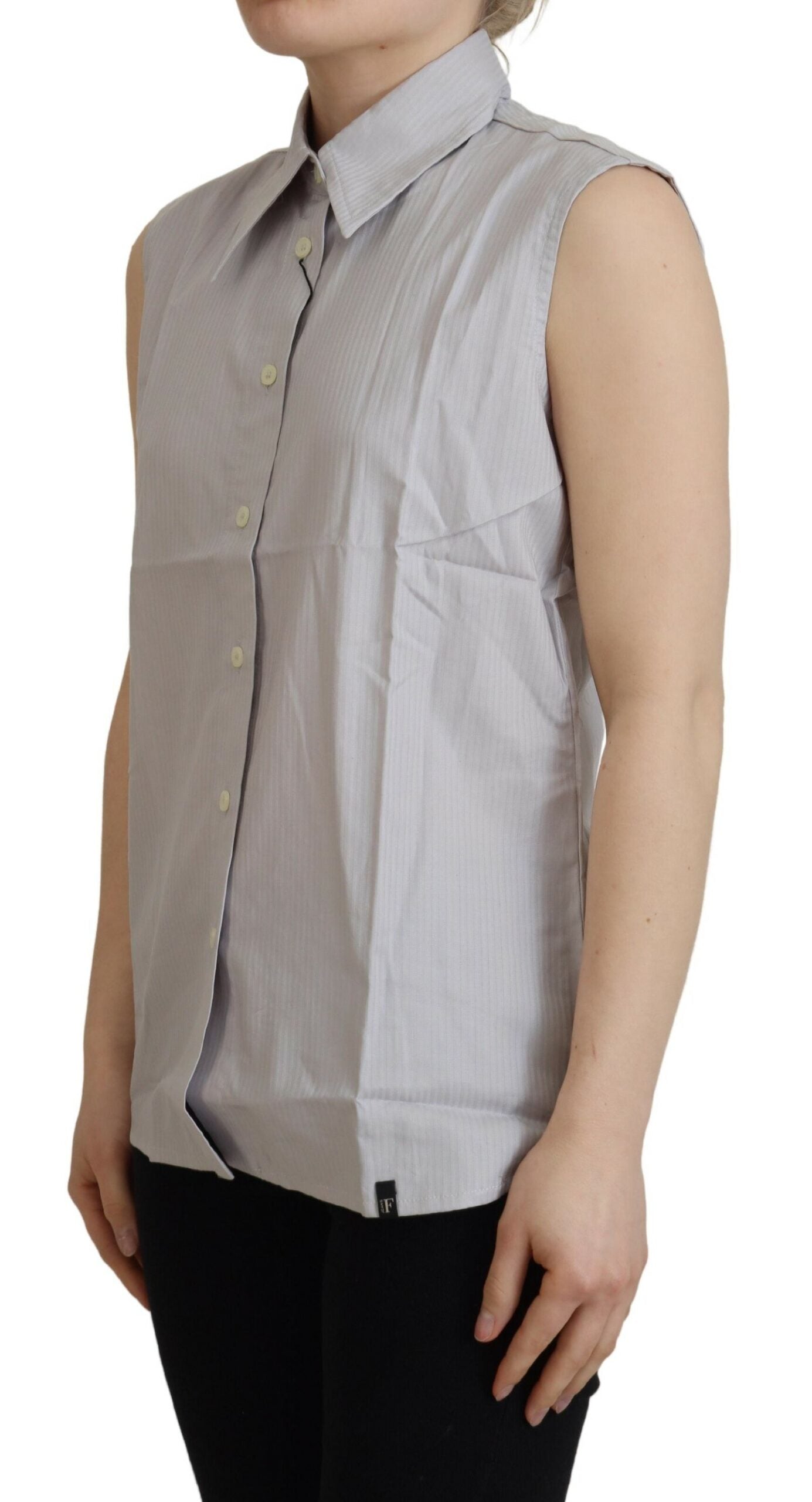 Ferre Elegantes ärmelloses Poloshirt aus Baumwolle